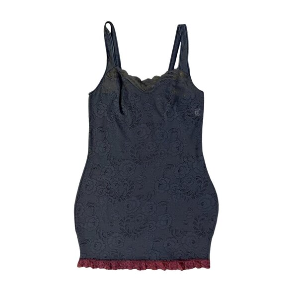 Vintage Warners Lace Slip/Nightgown Womens 36 Used Blue Purple 80s - Picture 3 of 13